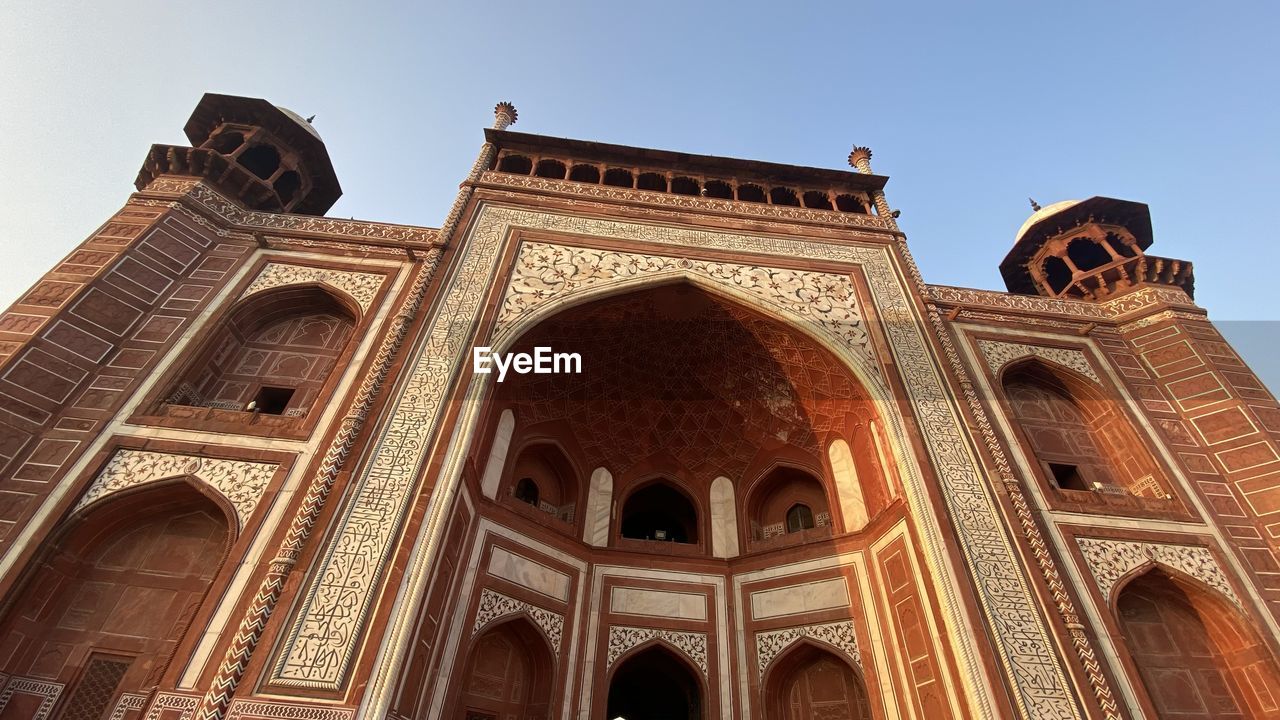 Low angle view of historical building