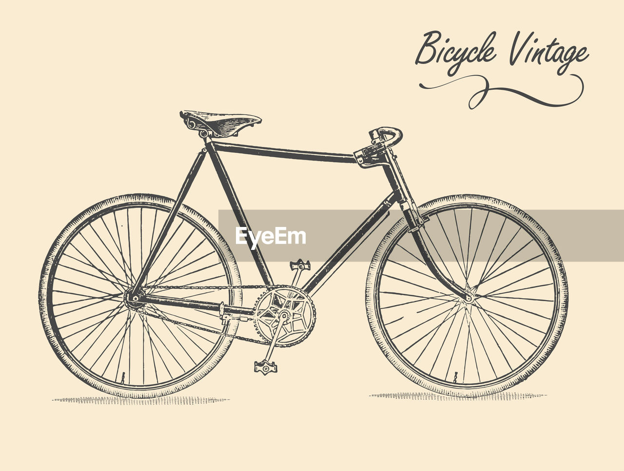 bicycle, transportation, road bicycle, bicycle wheel, vehicle, wheel, mode of transportation, sketch, land vehicle, bicycle frame, activity, no people, racing bicycle, font