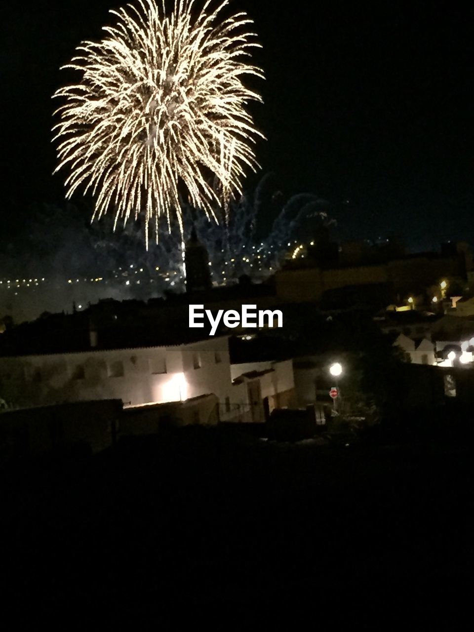 FIREWORKS IN SKY AT NIGHT