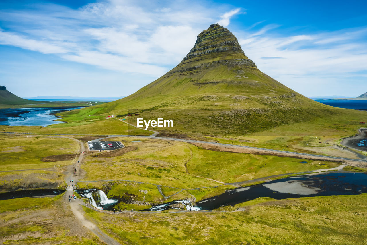 SCENIC VIEW OF ROAD BY LAND AGAINST SKY