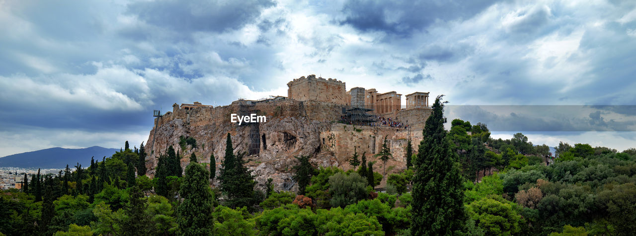 The parthenon temple. acropolis in athens, greece