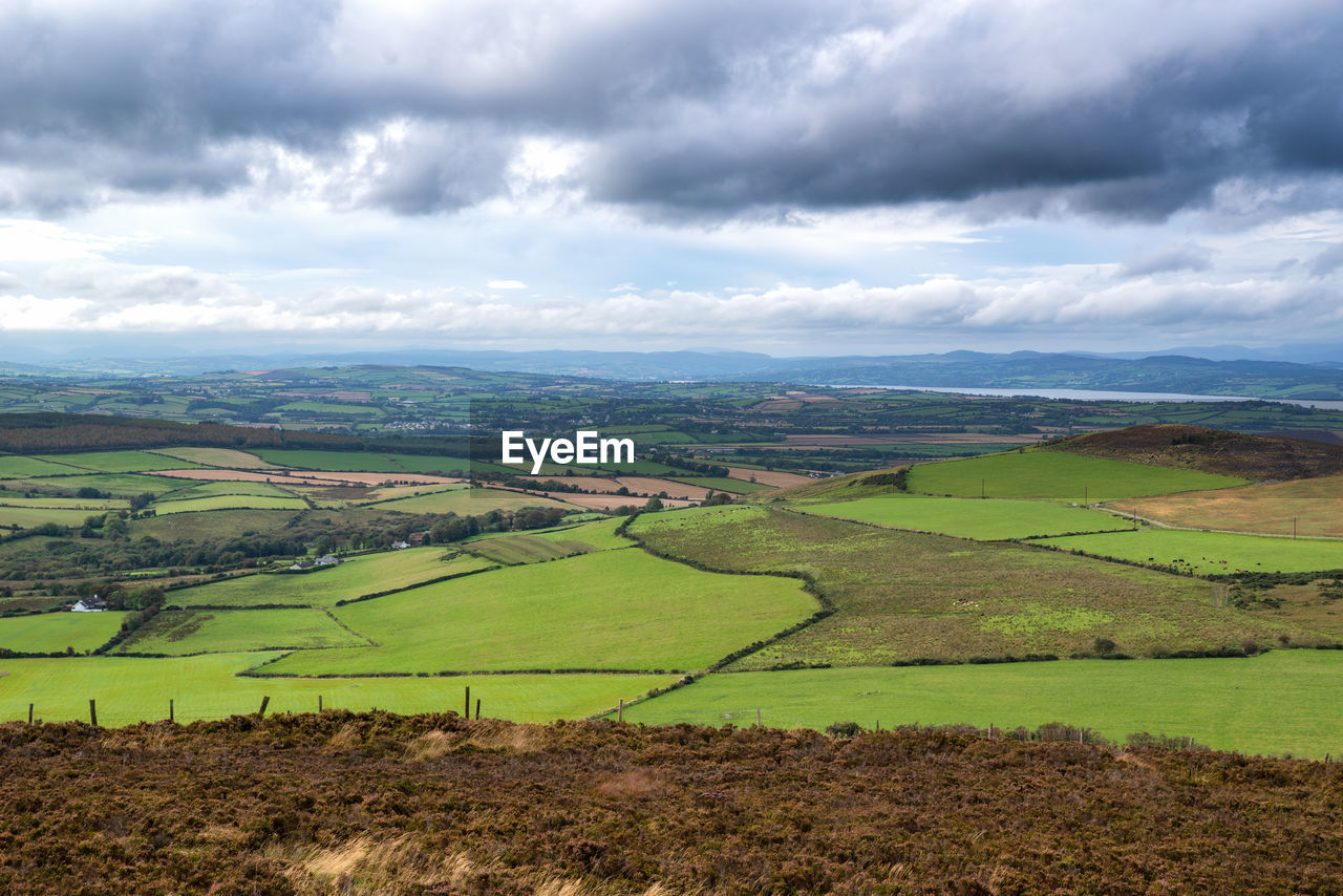 SCENIC VIEW OF FARM AGAINST SKY