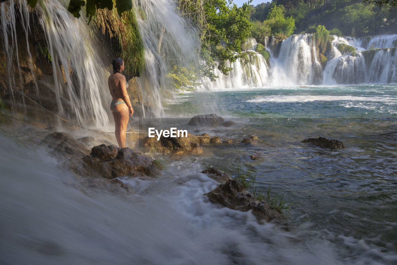 Skradinski buk waterfall in krka national park, croatia