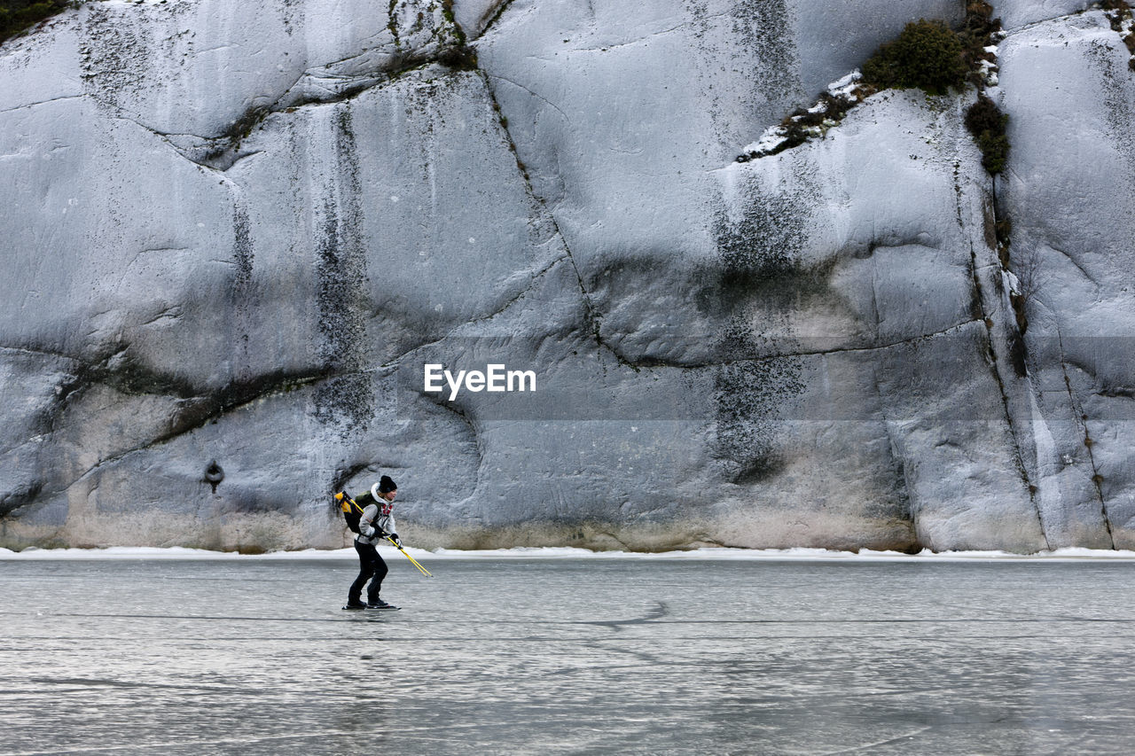 Woman ice-skating