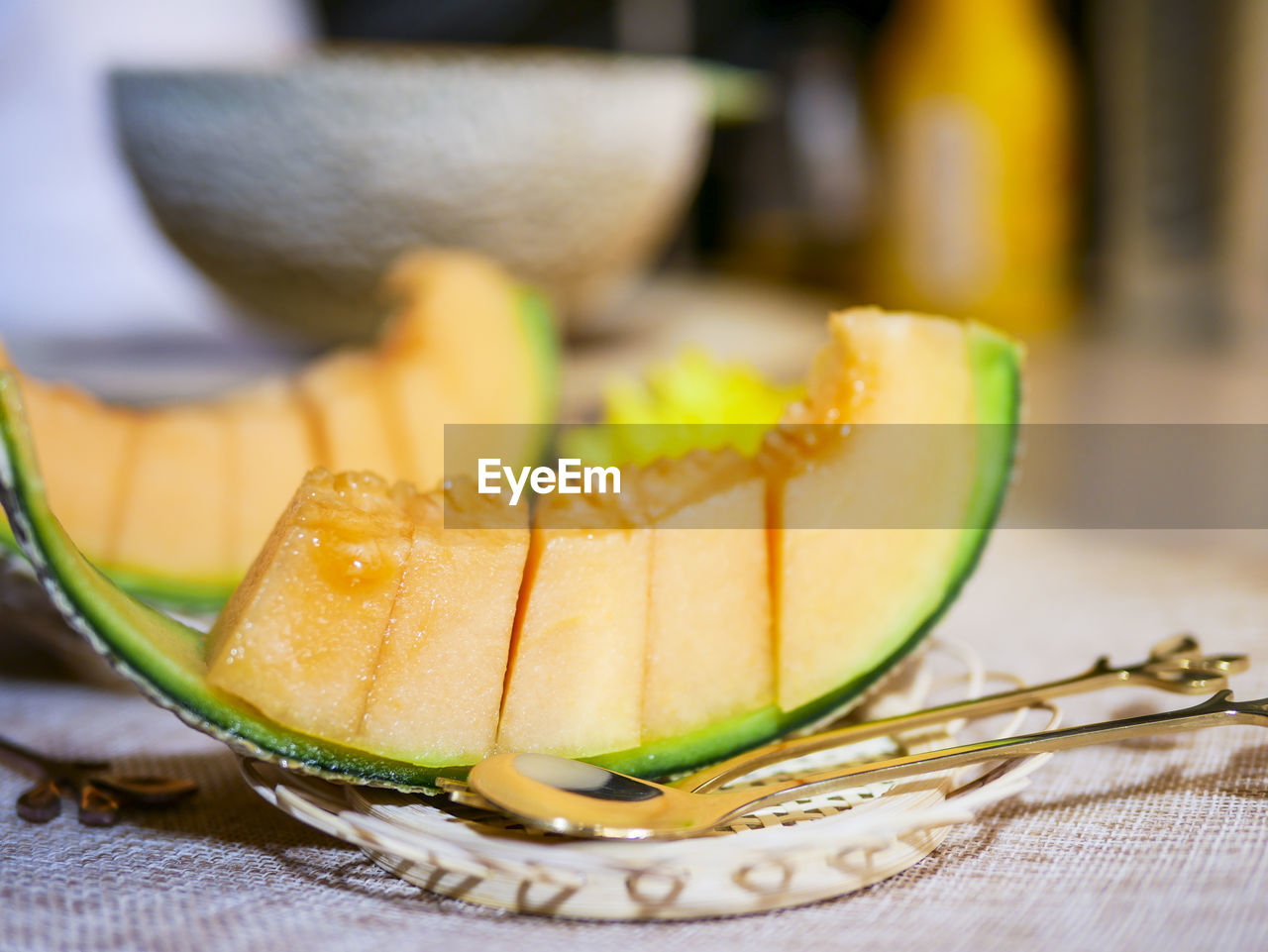 Close-up of sweet melon 