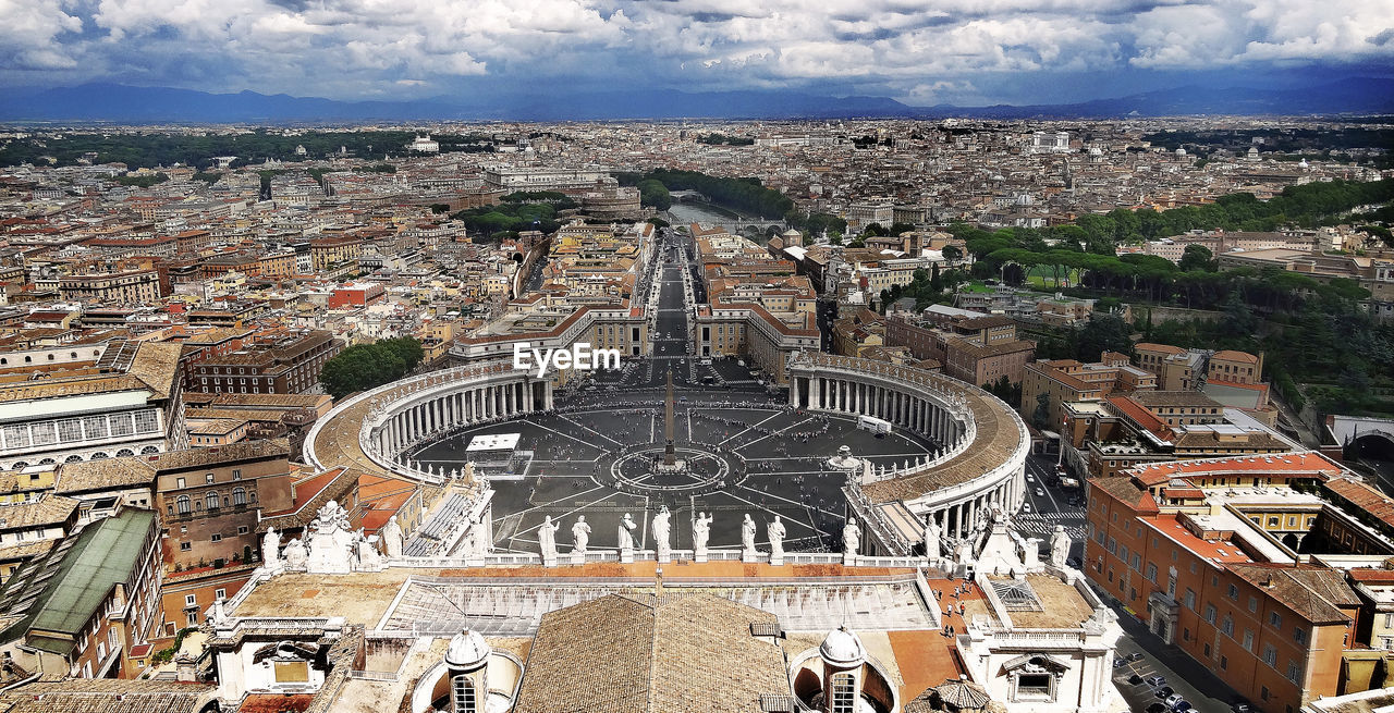 High angle view of st. peter's square