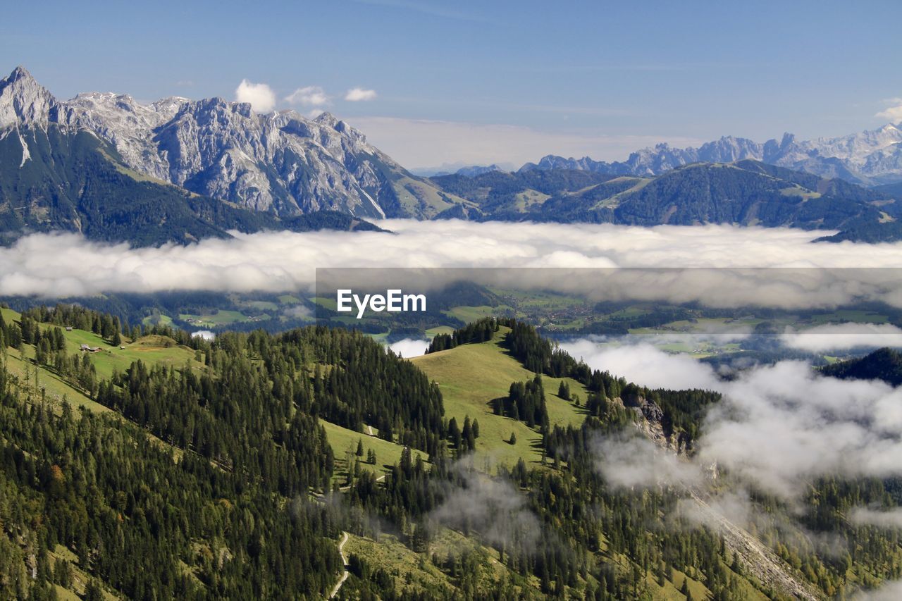 Panoramic view of landscape against sky