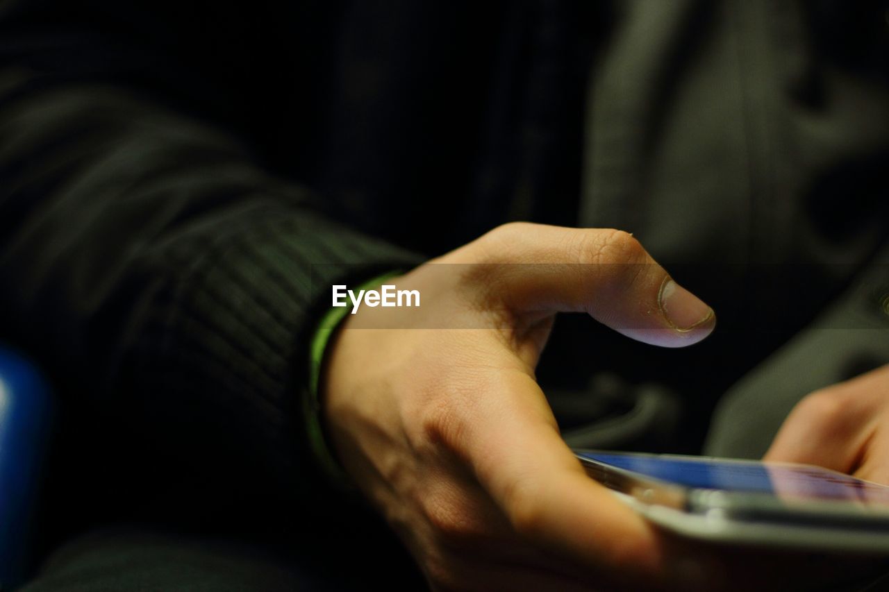 Cropped image of man