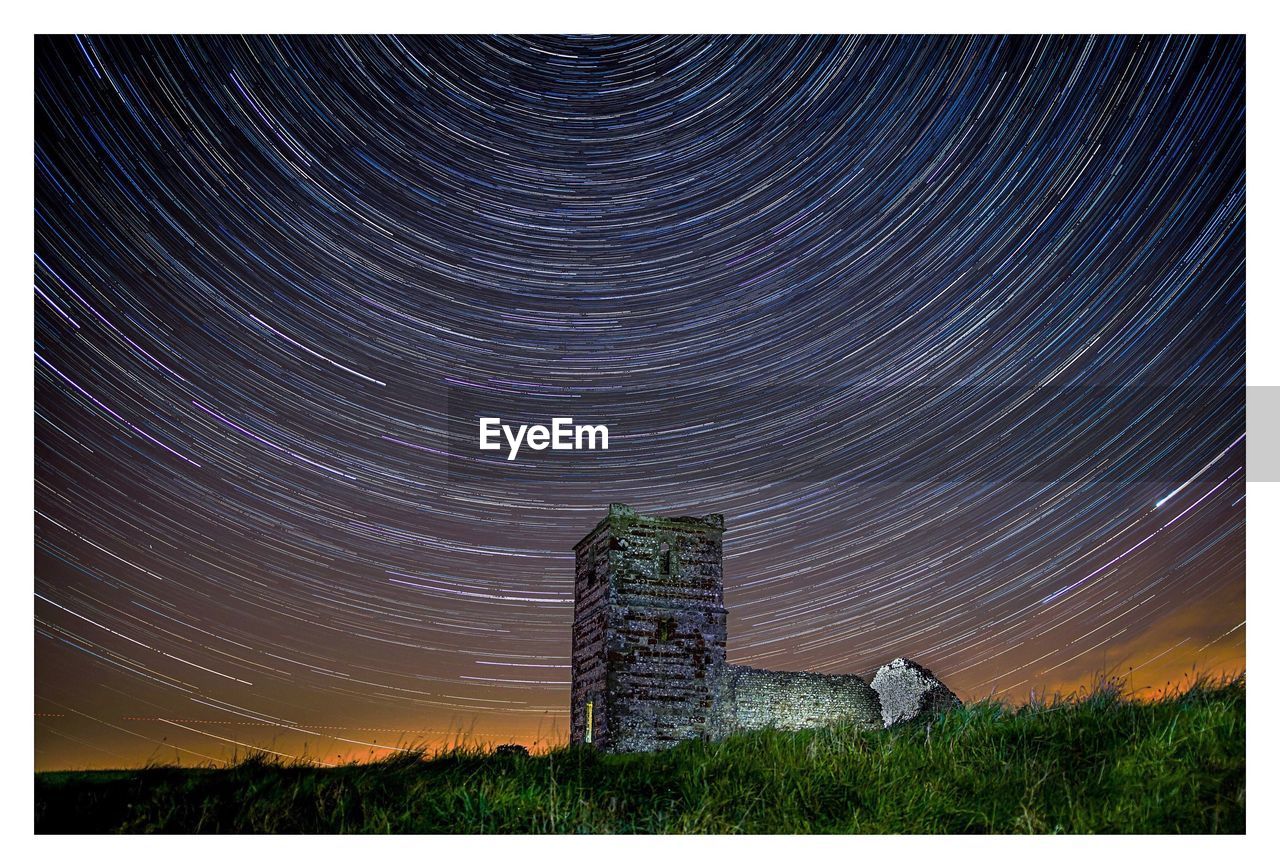 SCENIC VIEW OF STAR FIELD AT NIGHT