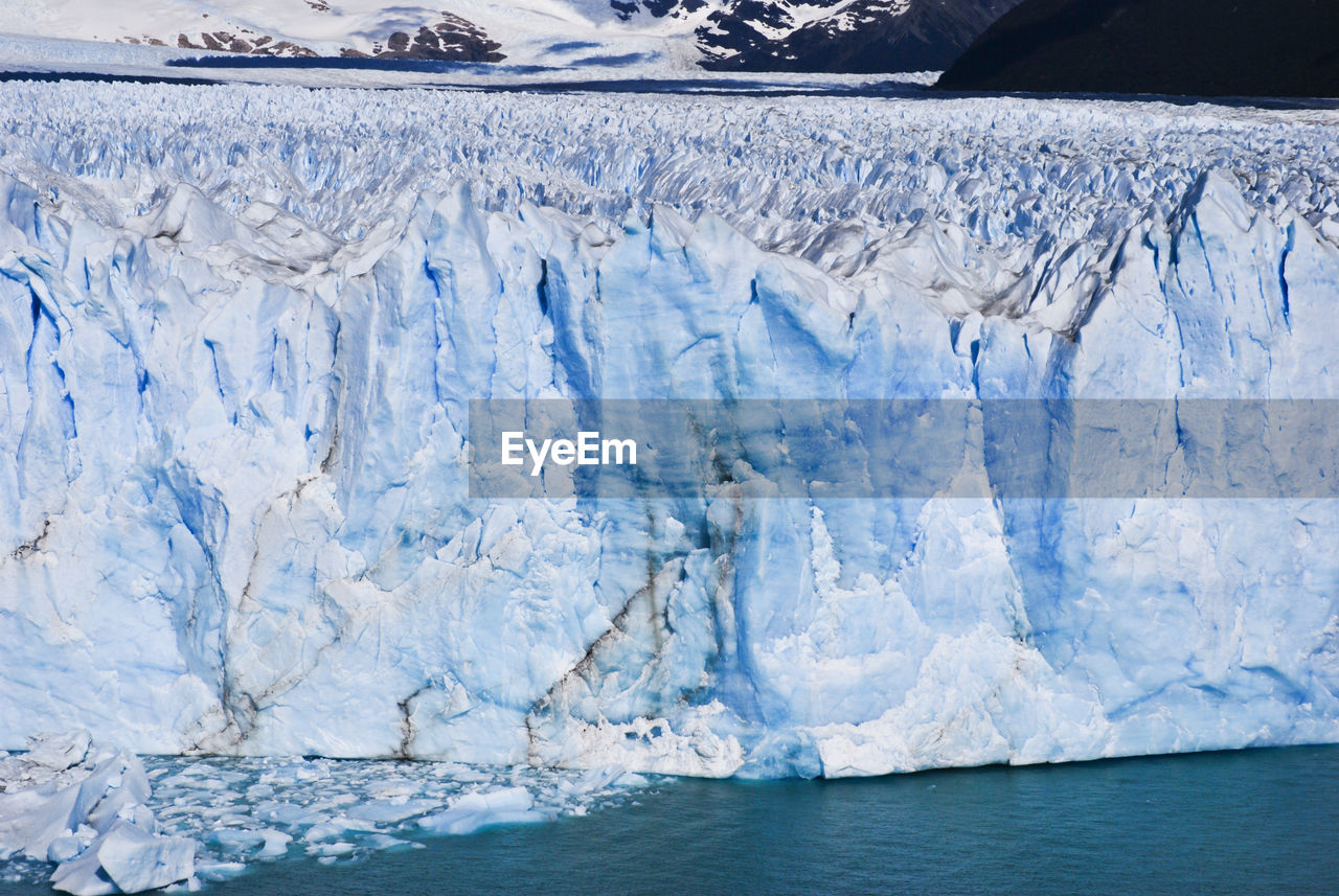 Full frame shot of glacier at sea