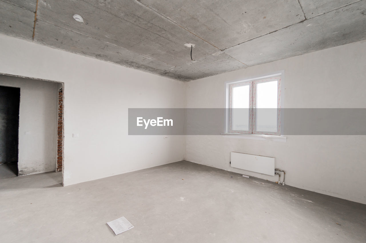 Interior of abandoned house