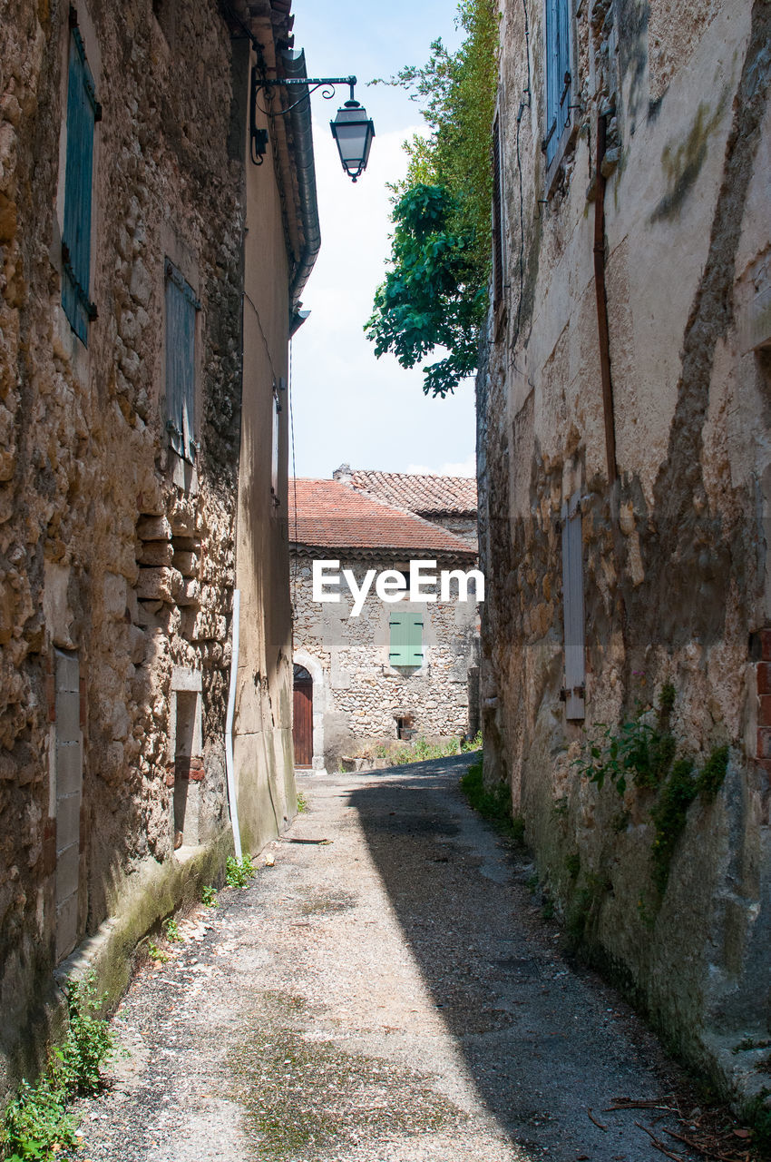 Street in a village in the south of france