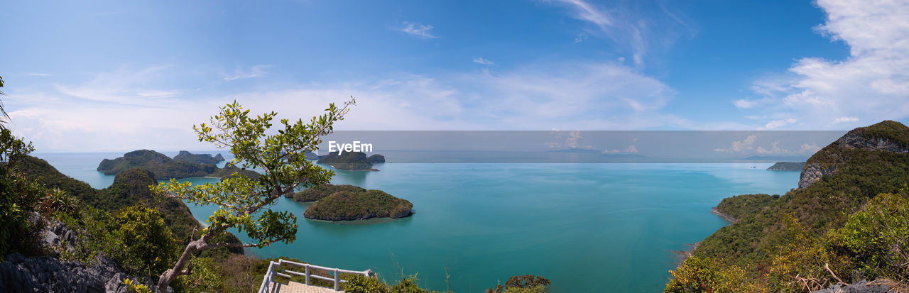 SCENIC VIEW OF SEA AGAINST BLUE SKY