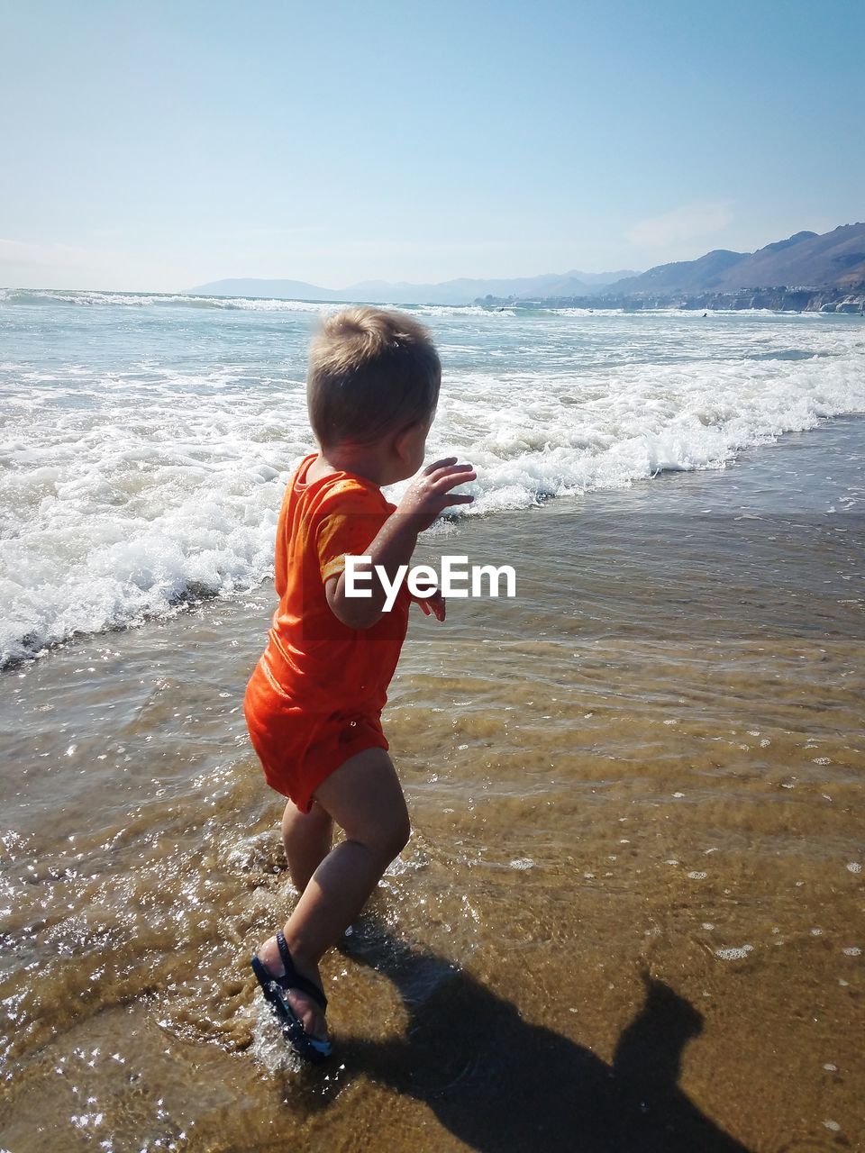 BOY ON BEACH