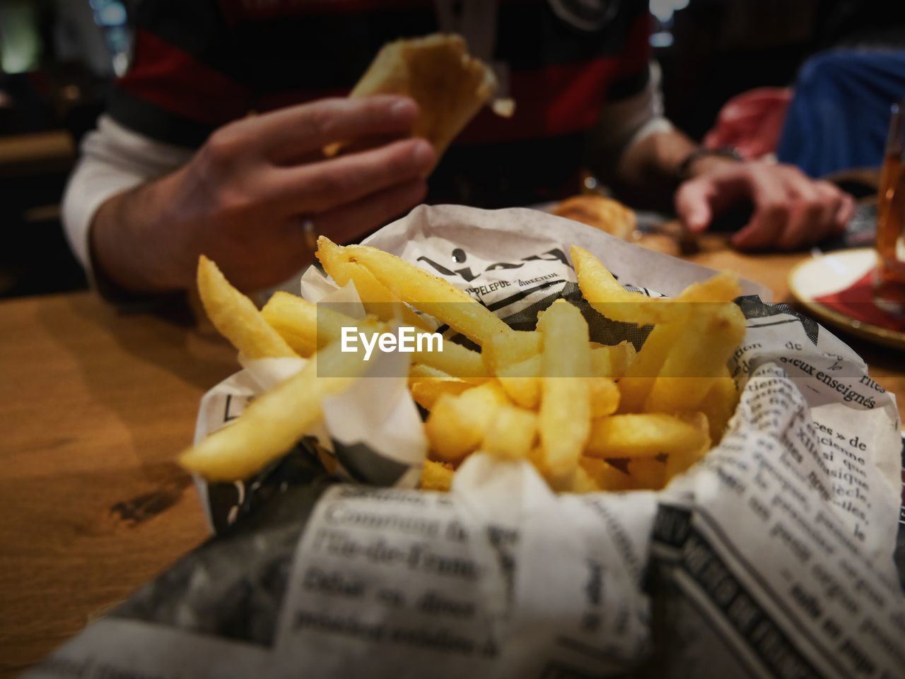 Close-up of french fries