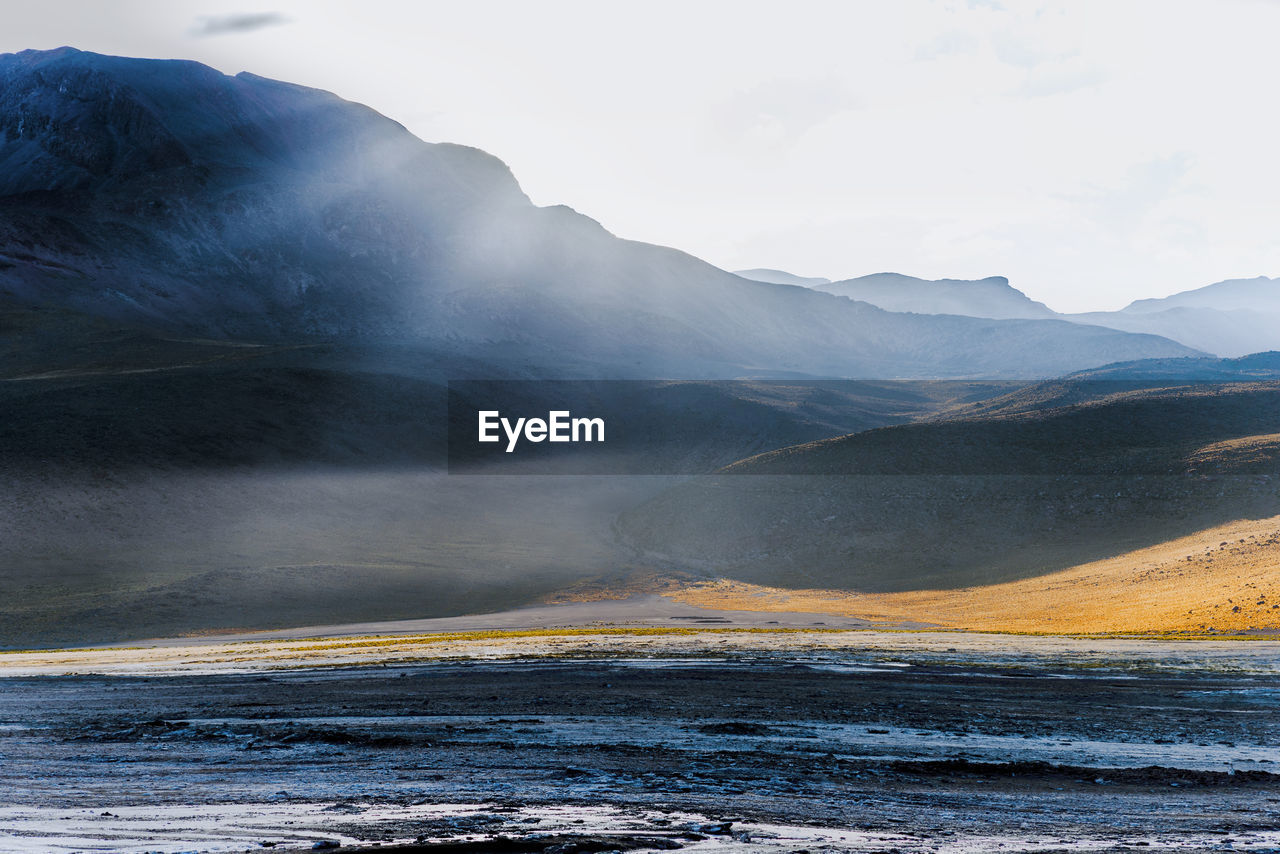 Gayser del tatio, landmark in san pedro de atacama area