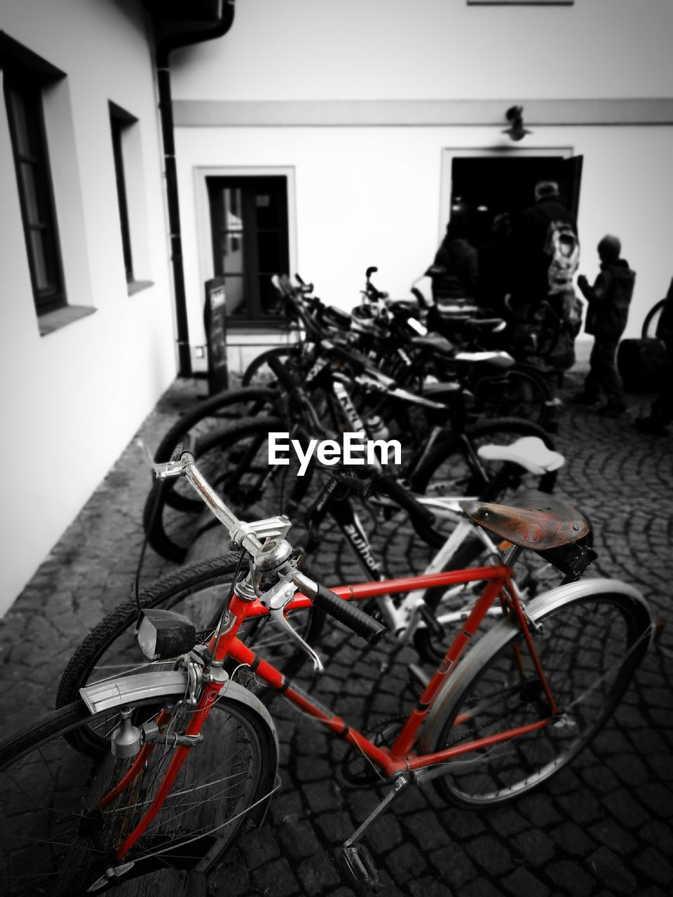 BICYCLES ON FLOOR