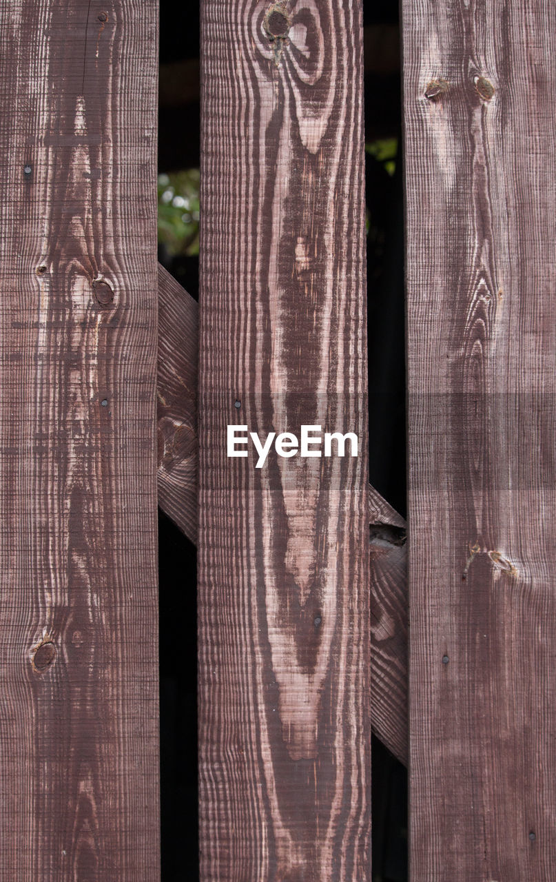 Full frame shot of wooden fence