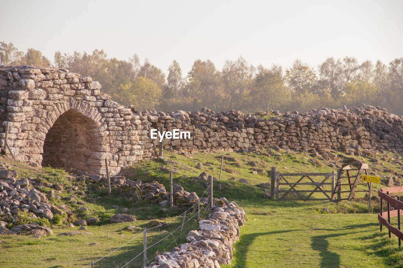 Old ruins against sky