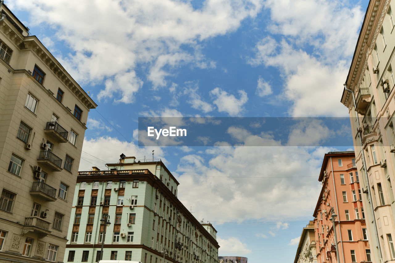 Low angle view of building against sky