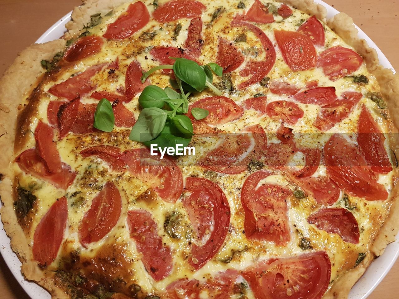 Close-up of pizza