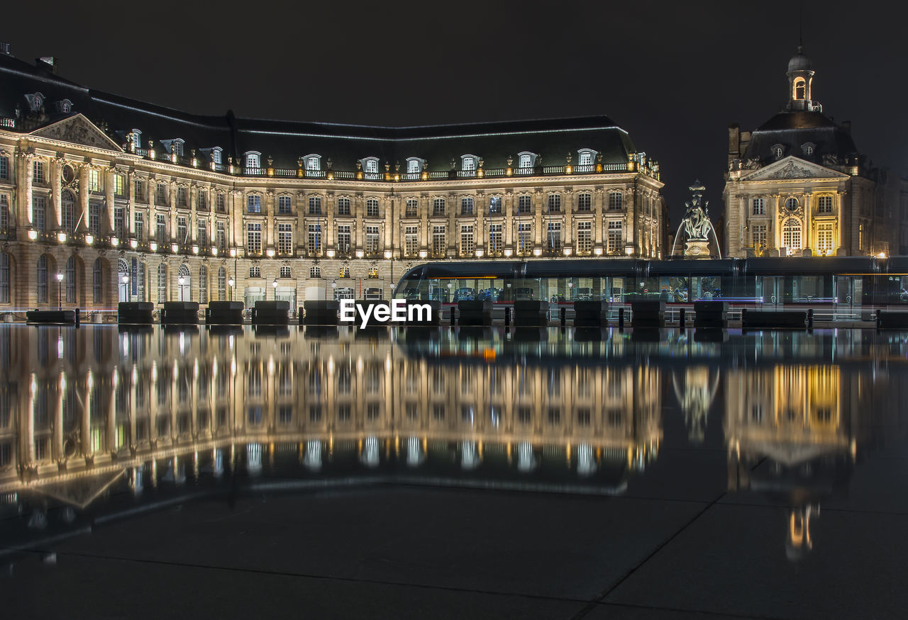 REFLECTION OF BUILDINGS IN WATER