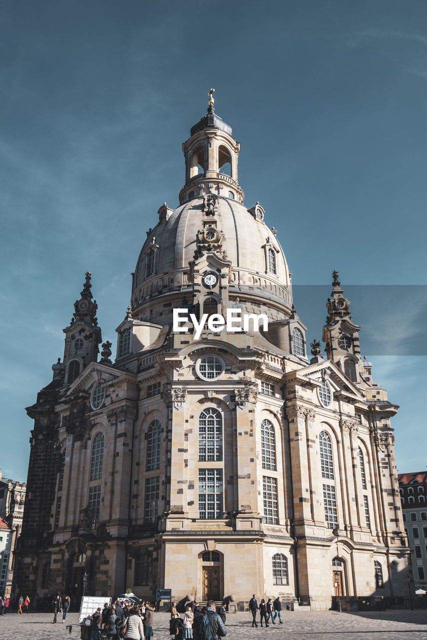 Low angle view of building against sky