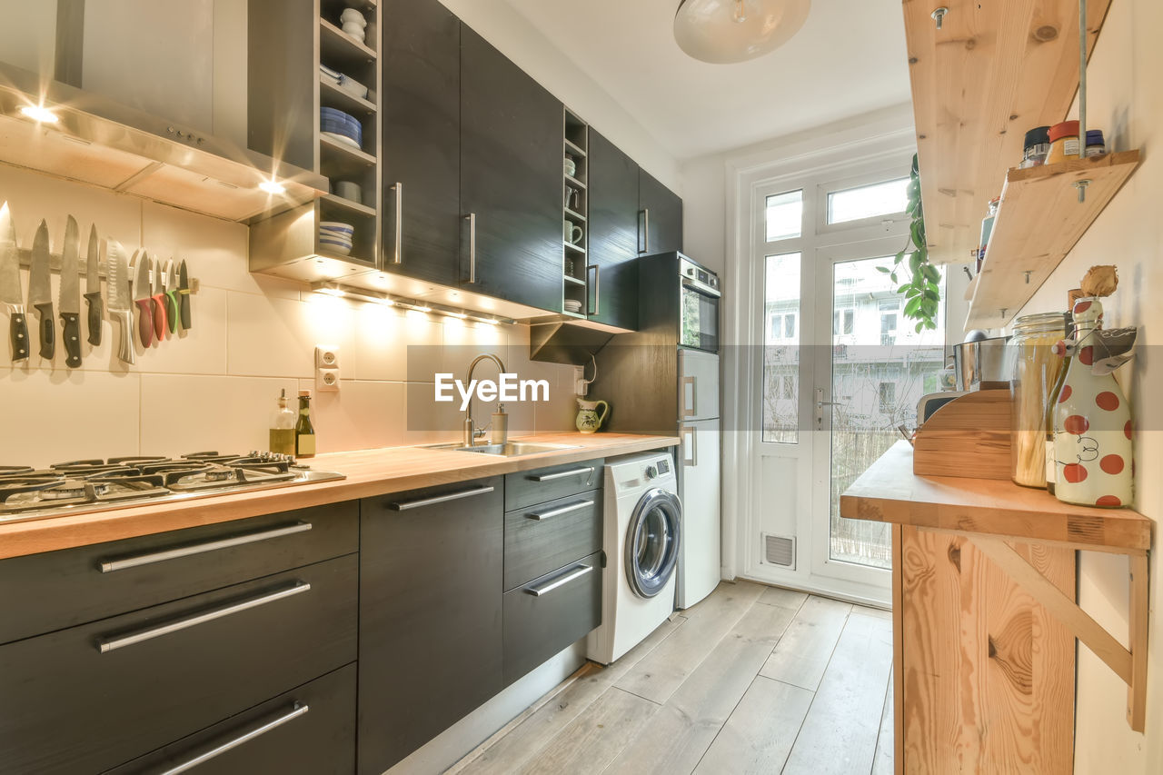 interior of kitchen