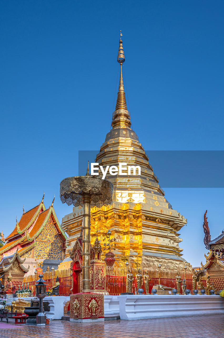 LOW ANGLE VIEW OF PAGODA AGAINST SKY