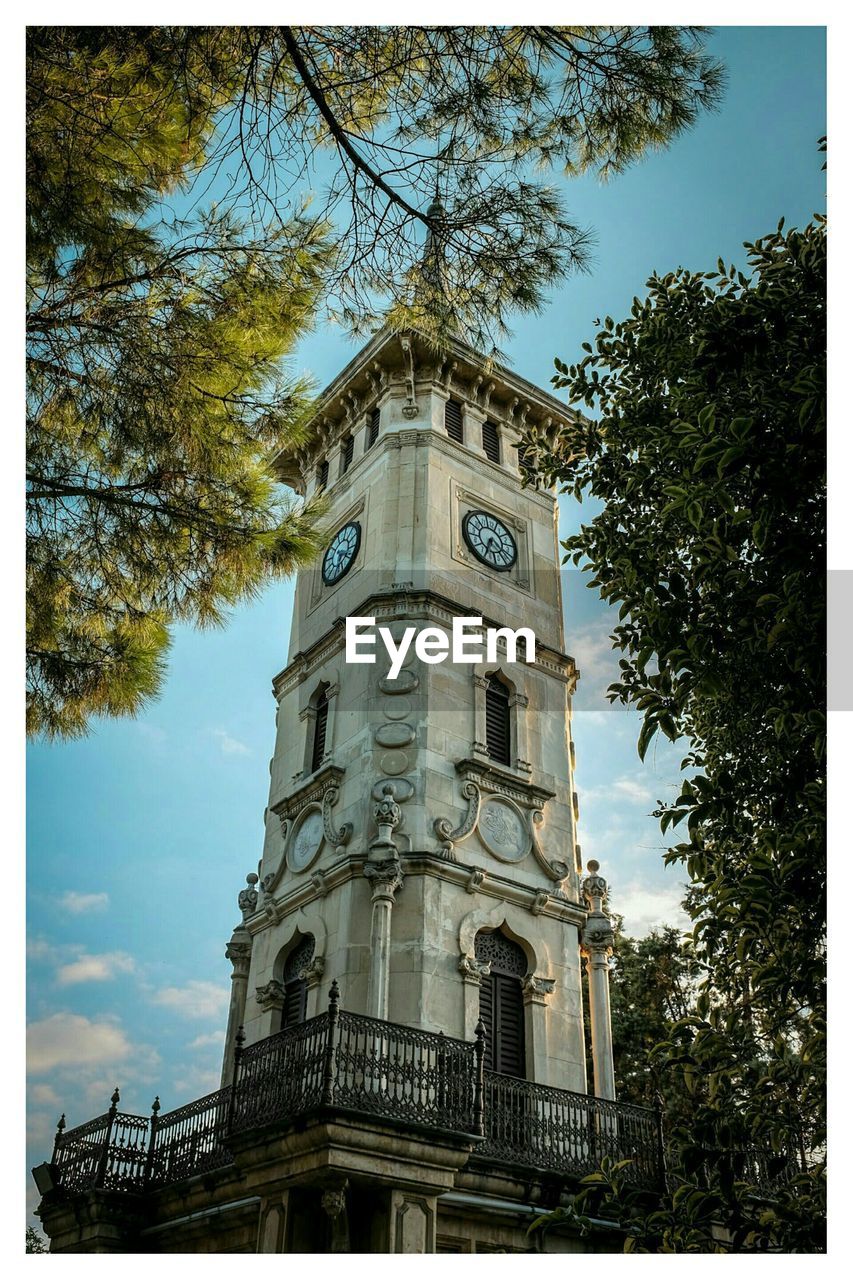 LOW ANGLE VIEW OF CHURCH TOWER AGAINST SKY