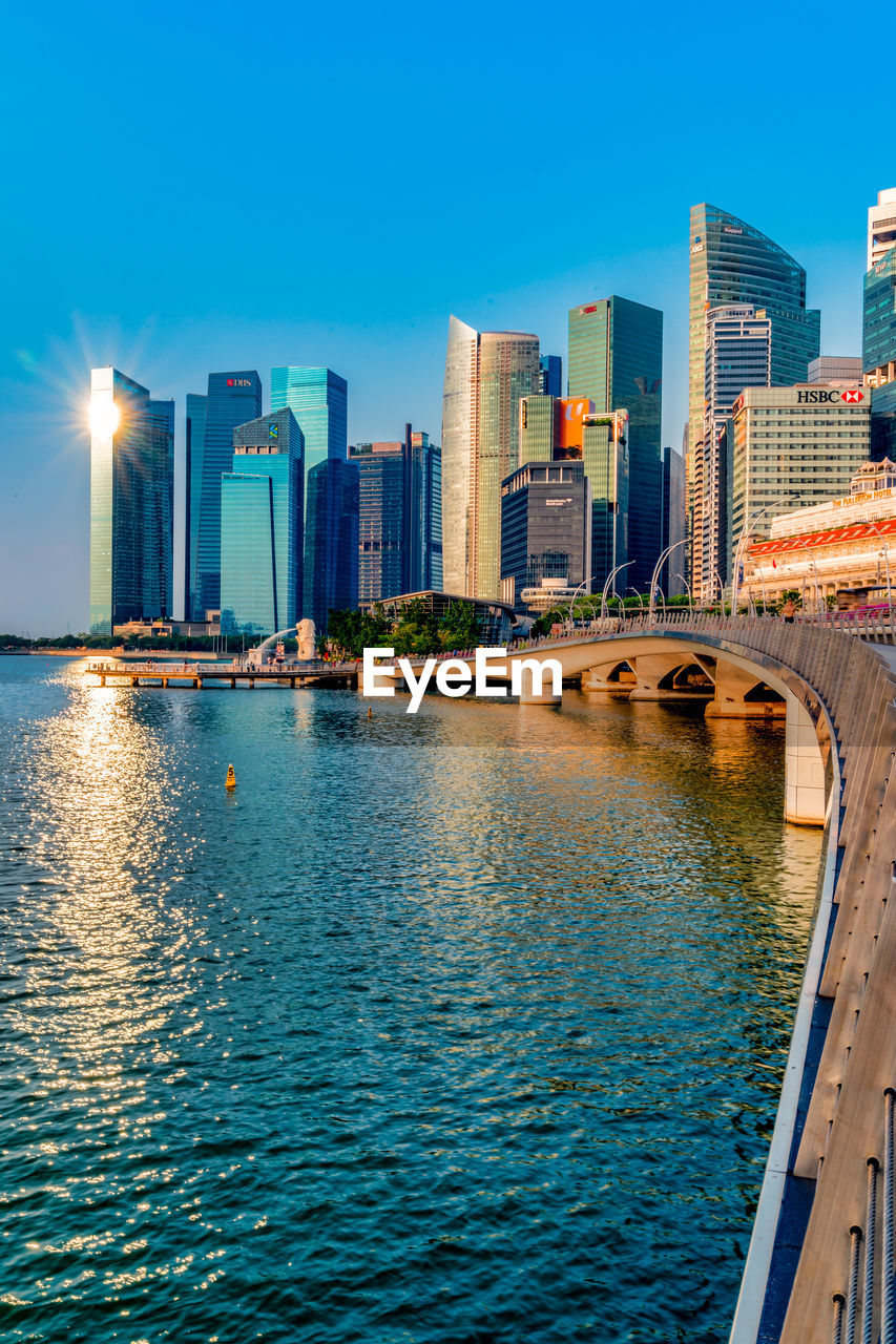 MODERN BUILDINGS IN CITY AGAINST SKY