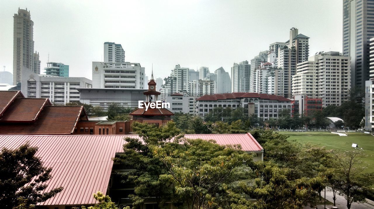 VIEW OF MODERN BUILDINGS