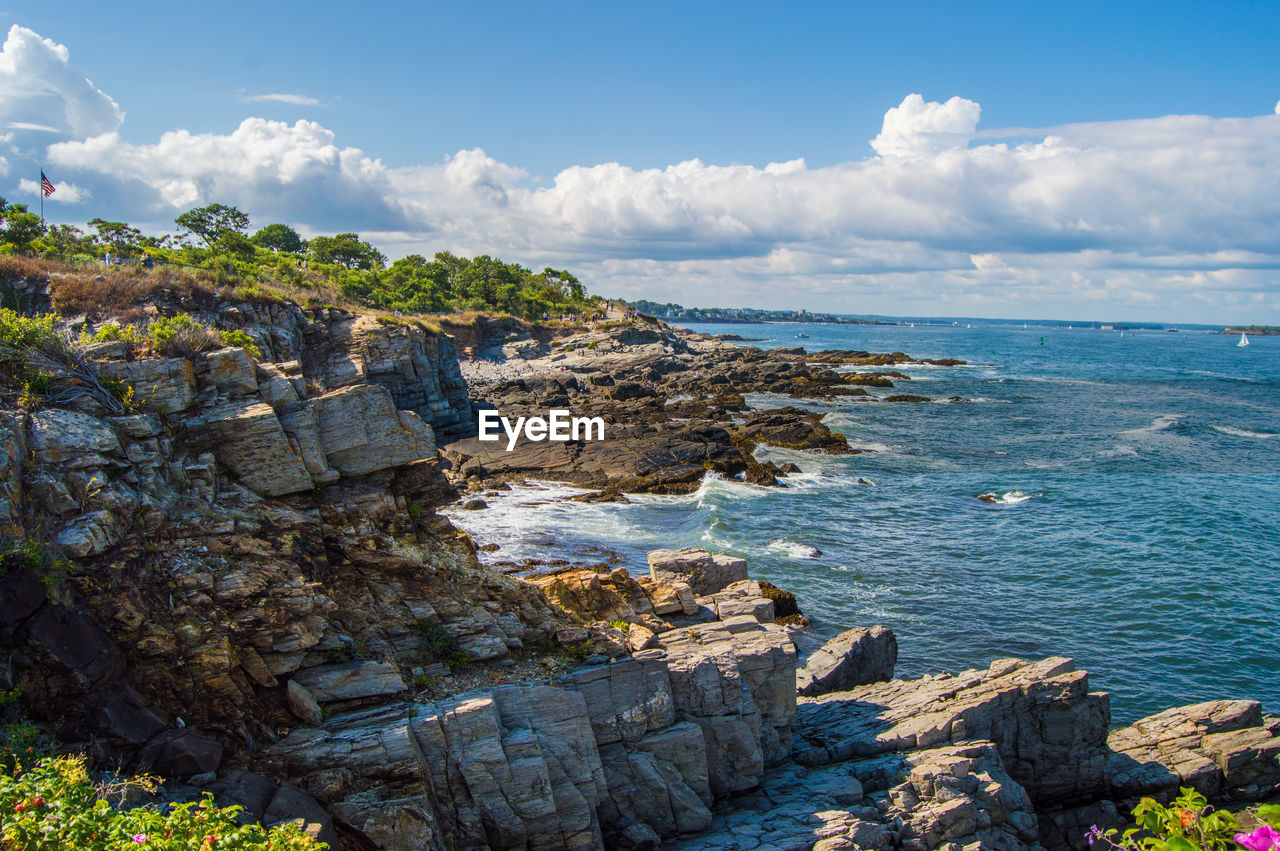 Northeast coast of the united states in the state of maine