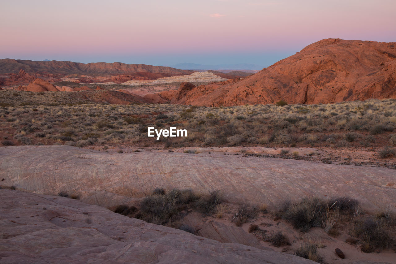 Beautiful rock structures in valley of fire national park in usa