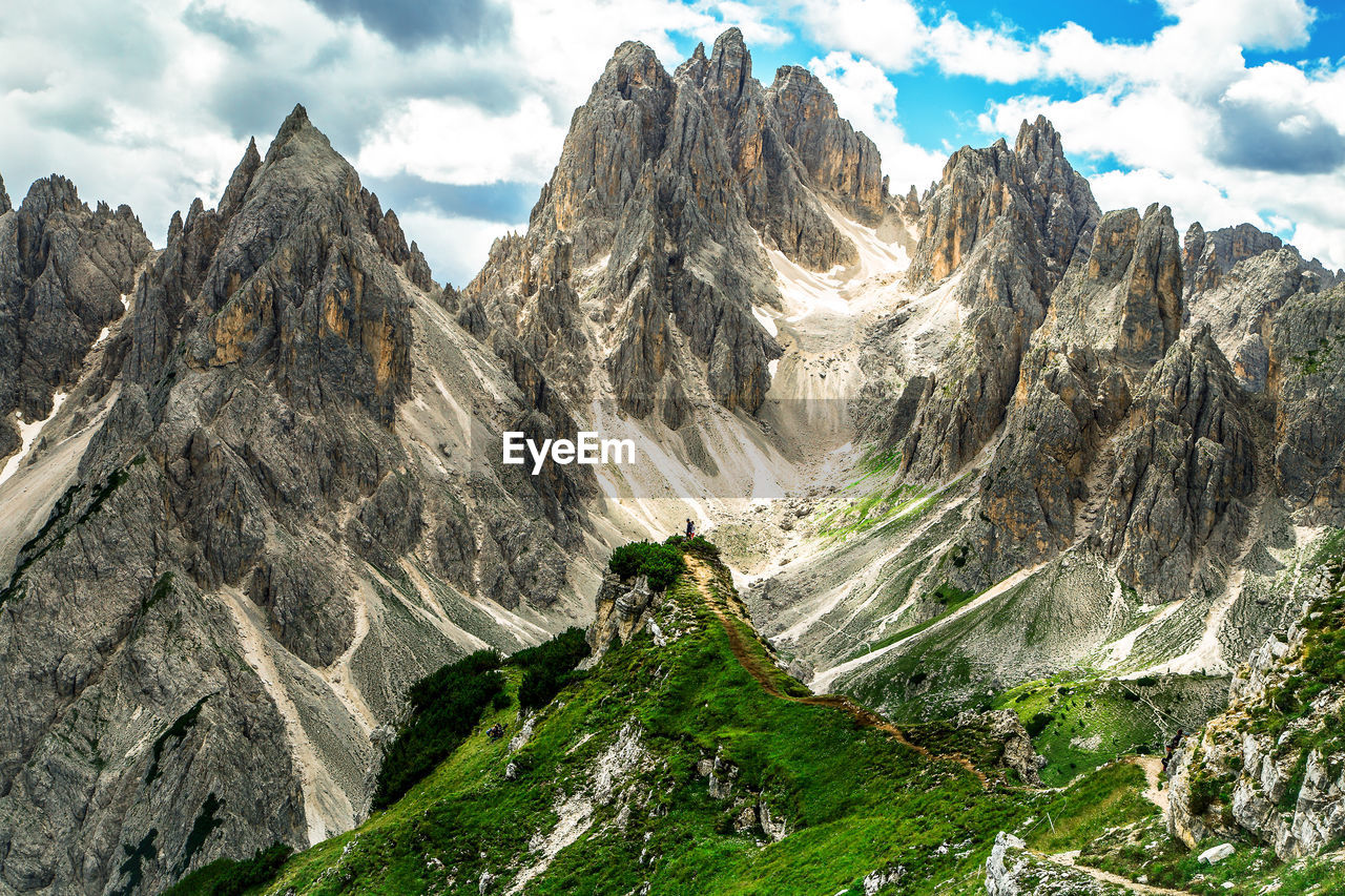 Cadini di misurina, italian dolomite alps, veneto