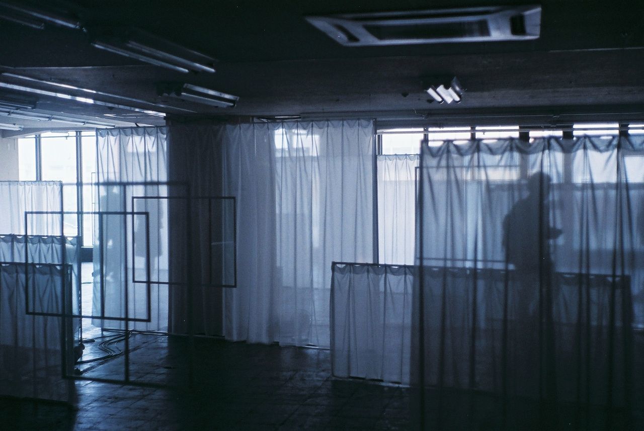 INTERIOR OF MODERN BUILDING