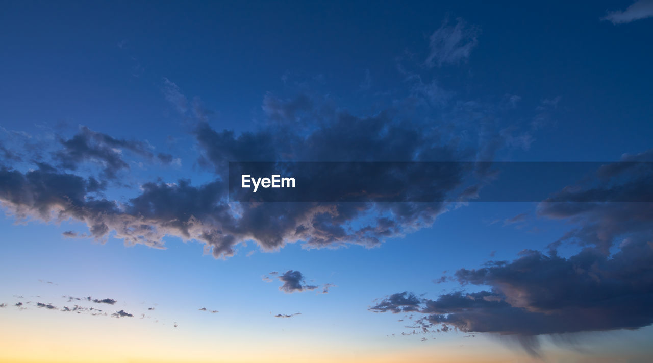 LOW ANGLE VIEW OF SKY DURING SUNSET