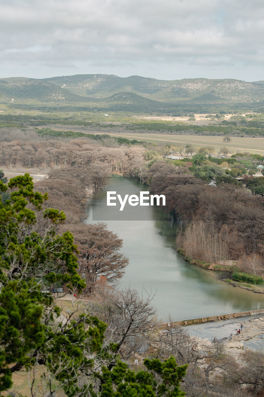 River view from above, garner state park, texas