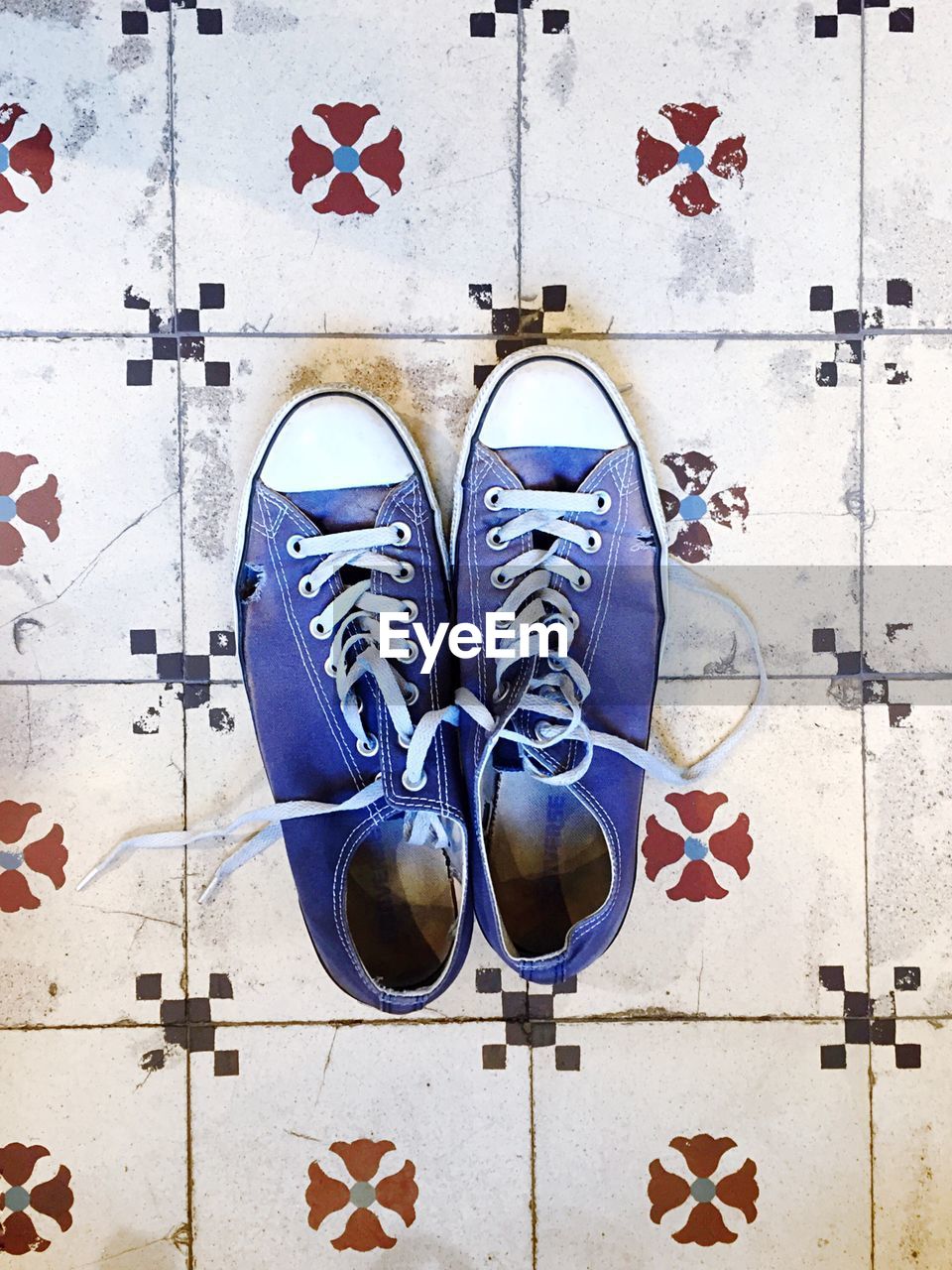 blue, shoe, pair, no people, day, outdoors, close-up