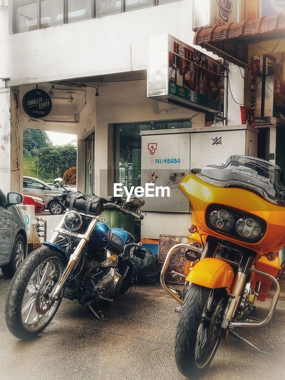 CARS PARKED ON STREET