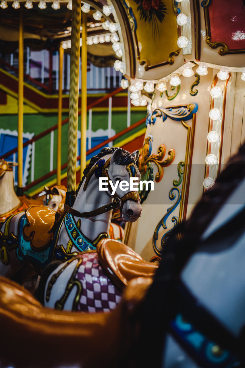 CLOSE-UP OF CAROUSEL
