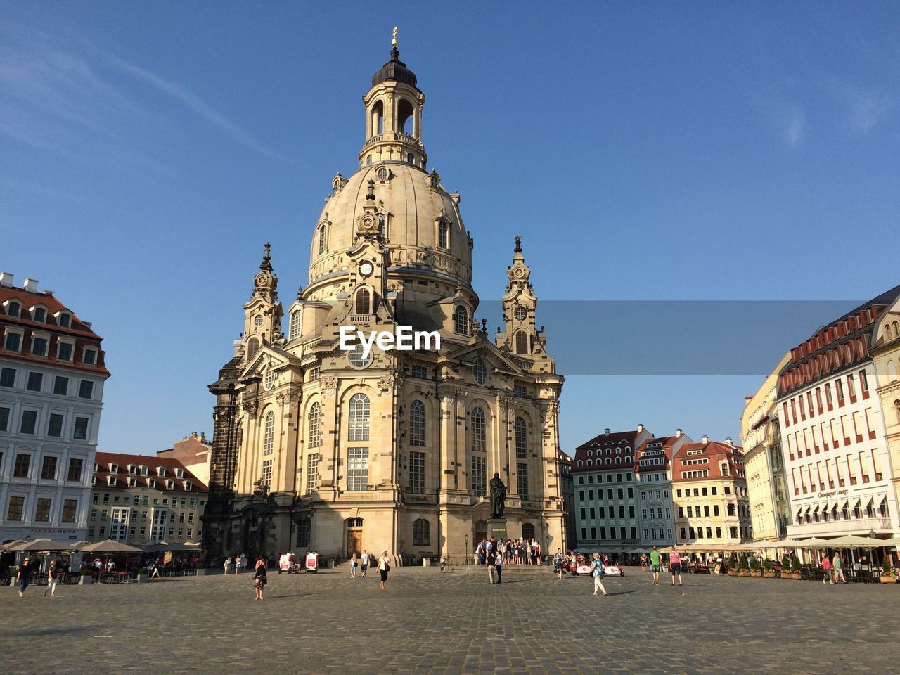 View of cathedral in city