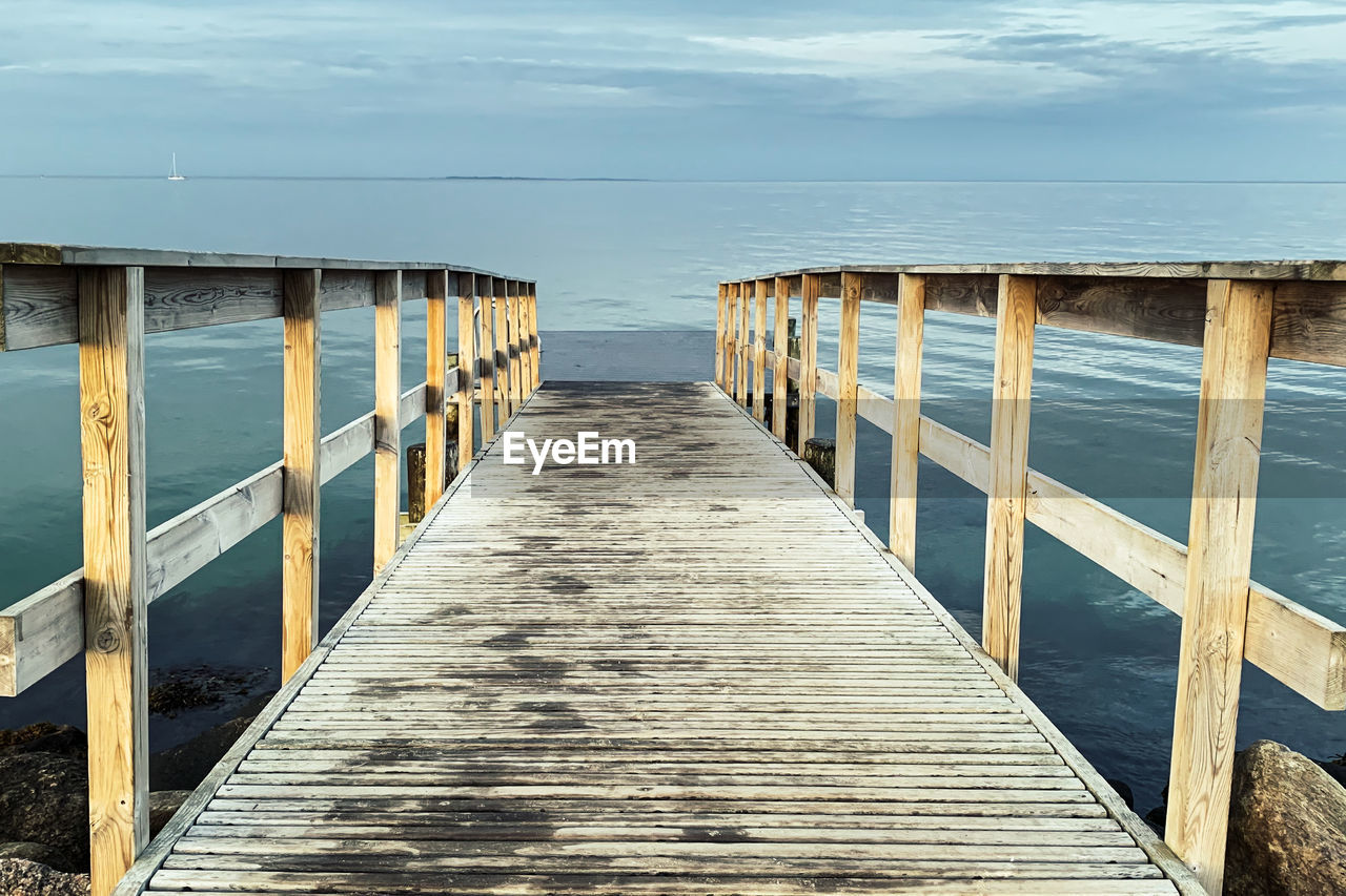 VIEW OF PIER ON BEACH