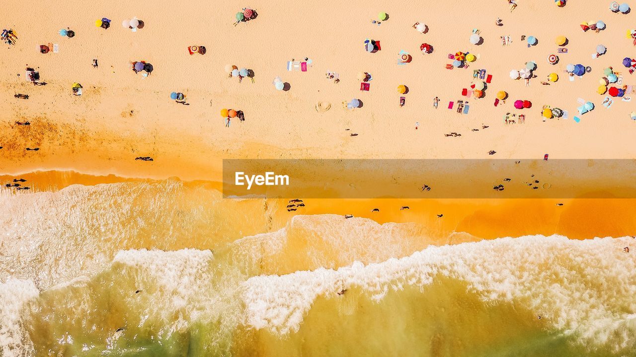 Aerial view of beach