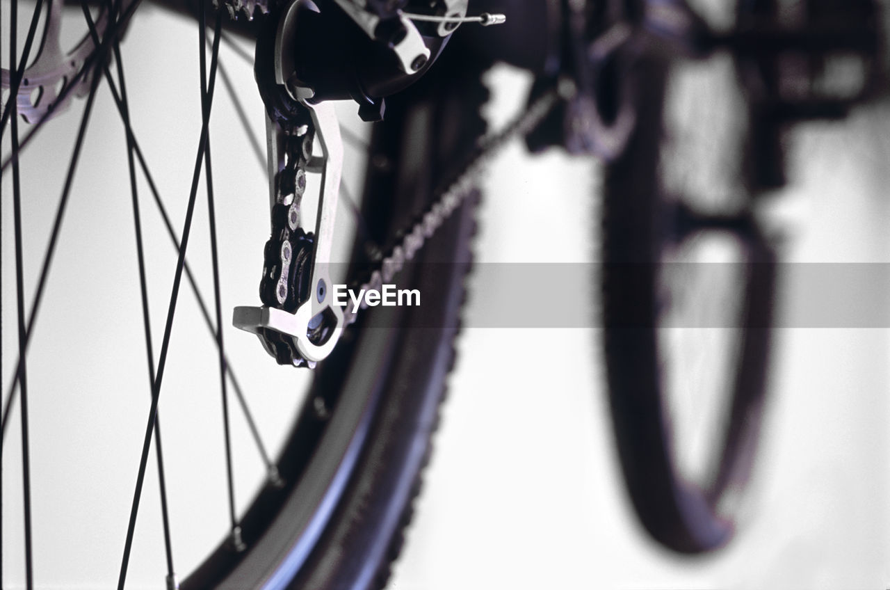 Person riding bicycle on road