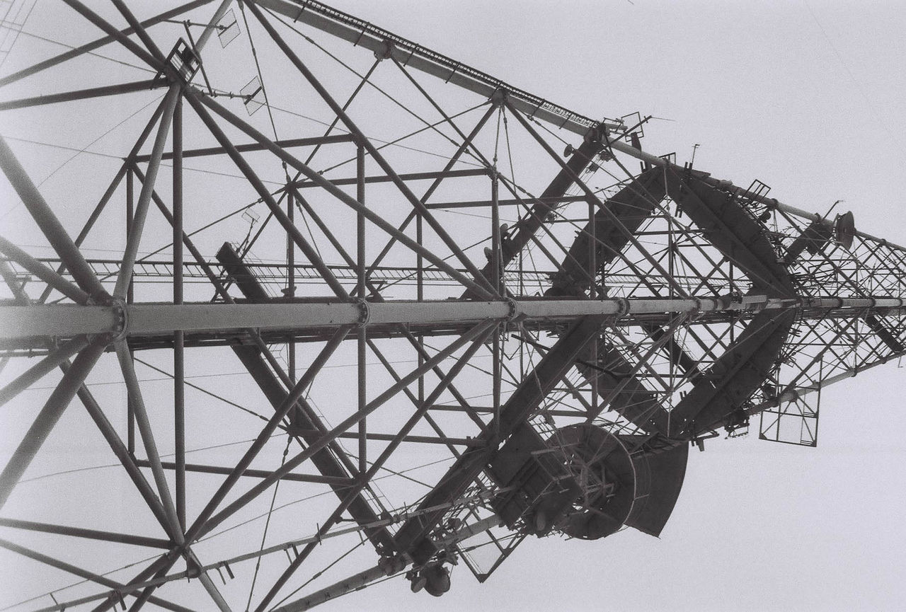 LOW ANGLE VIEW OF AMUSEMENT PARK AGAINST SKY
