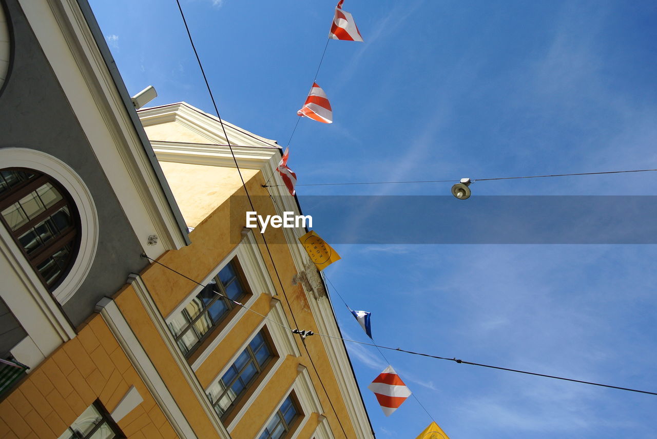 High section of building against cloudy sky