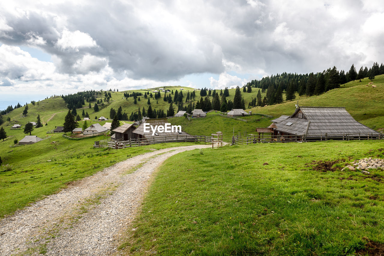 SCENIC VIEW OF FARM AGAINST SKY