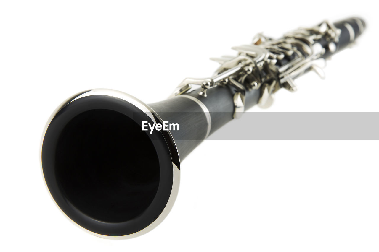 Studio shot of clarinet