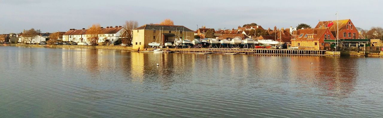 VIEW OF CANAL ALONG BUILDINGS